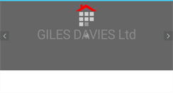 Desktop Screenshot of gilesdaviesbuilders.com